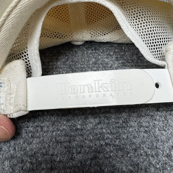 Vintage Peterbilt Baseball Cap White Tonkin Incorporated Made In USA - Picture 8 of 8